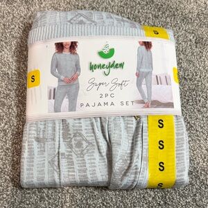 Honeydew Intimates Soft Heather Gray Pajama Set
